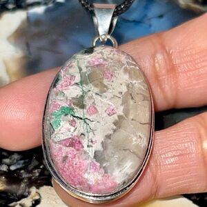 Cobaltoan Calcite Pendant 2”